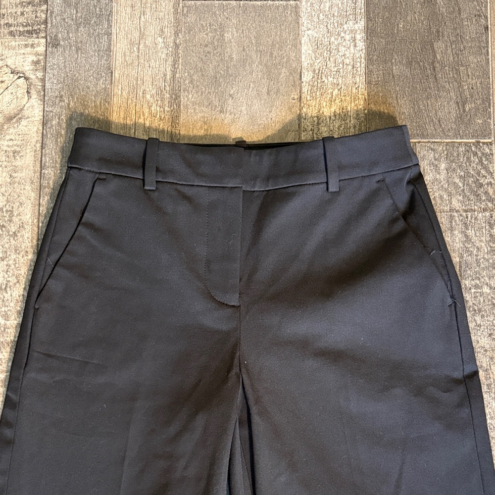 J. Crew Remy Black Wide- Leg High Rise women’s size 0P full length pants - Picture 3 of 11